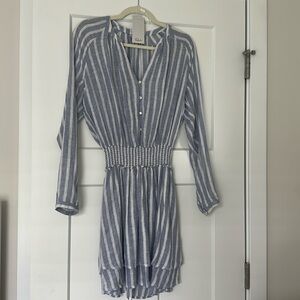 Rails Jasmine Rhone Stripe Linen blend dress sz XS